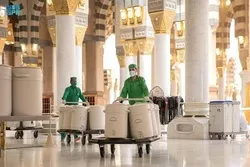 Zamzam Containers Return to Prophet’s Mosque in Medina