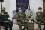 دیدار جمعی از فرماندهان نظامی خراسان جنوبی با حجت‌الاسلام علیرضا عبادی
