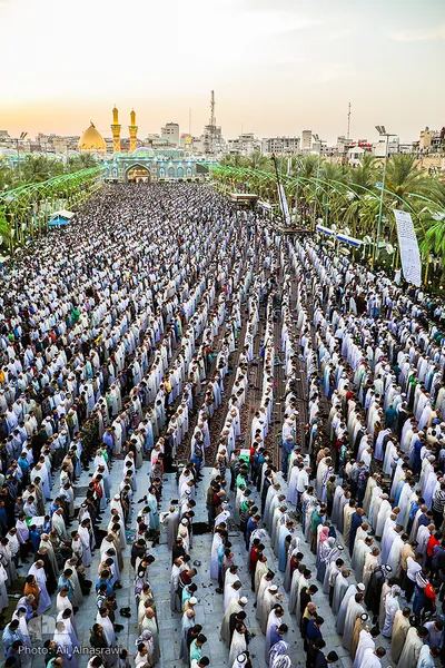 نماز عید سعید فطر در کربلای معلی