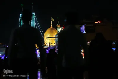 حرم کریمه اهل بیت(ع) در شب عید غدیر