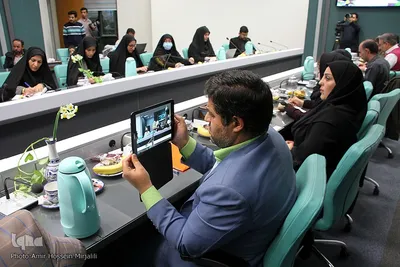 نشست خبری رمضانی دبیر کل نهاد کتابخانه‌های عمومی کشور در یزد‎‎