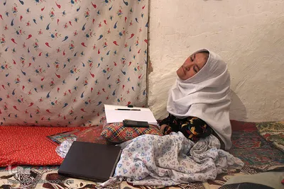 قلم بر لب، نقش زندگی می‌زند/ بیرجند