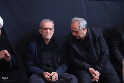 عزاداری عاشورای حسینی با حضور رییس جمهور در شهر سهند