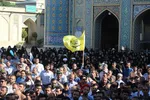 مراسم تشييع سلام اکبری از شهدای مدافع‌حرم