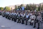 آئین وداع نیروهای مسلح شیراز با پیکر شهید عبدالله اسکندری
