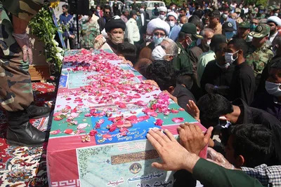 تشییع پیکر شهید «مهدی هاشمی خواه» در کلاله