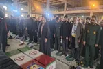 تشییع پیکر پاک شهدای ناوشکن دنا در خرم‌‌آباد