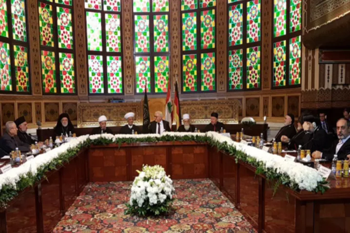 دیدار رئیس‎‌جمهور آلمان با رهبران مسلمان و مسیحی لبنان