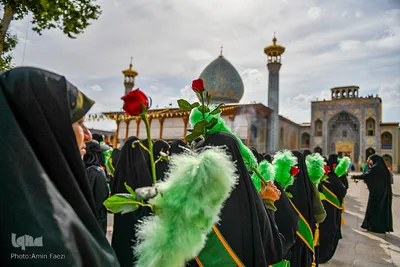 گلباران حرم مطهر حضرت شاهچراغ (ع)‎‎