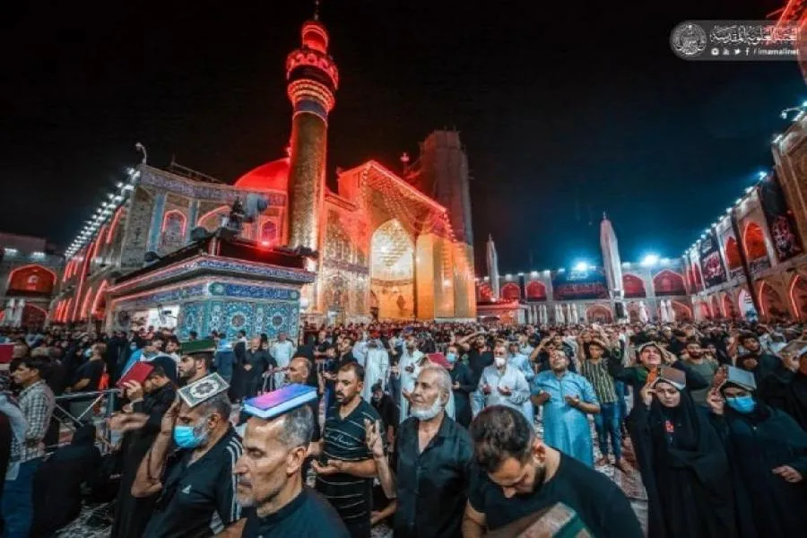 مراسيم إحیاء ليلة القدر الثانية وذكرى استشهاد الإمام علي (ع) في النجف