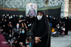 خیمه سوزان غروب عاشورا در میدان امام حسین(ع)