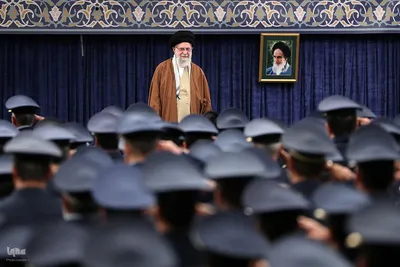 دیدار جمعی از فرماندهان نیروی هوایی با مقام معظم رهبری