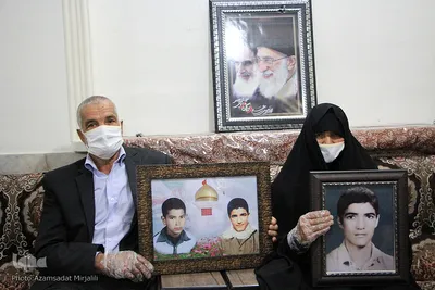 مادر شهیدی در یزد که رهبر انقلاب از وی تجلیل کردند