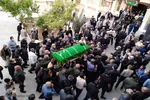 مراسم استقبال مردم نی ریز از پیکر امام جمعه شهر خود‎‎