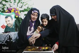دیدار با خانواده شهید مدافع حرم محرم ترک