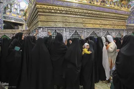تشرف 313 خادمه حرم امام زاده صالح به قم