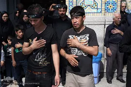 مراسم عزاداری عاشورای حسینی در حرم مطهر حضرت عبدالعظیم حسنی (ع)
