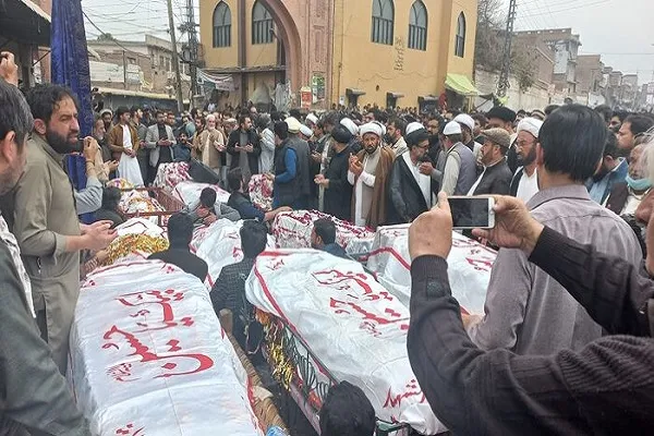 د پاکستان په پيښور کې دخداي د کور د شهیدانو دجنازو دستورې ترسره شوې