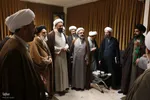 دیدار طلاب و علمای همدانی مقیم قم با ایت الله نوری همدانی‎