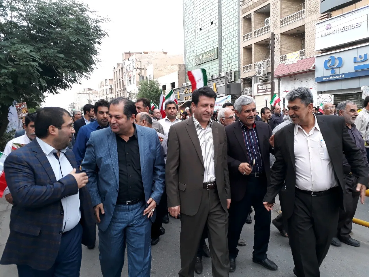 فریاد «مرگ بر آمریکا» در خوزستان طنین‌انداز شد + عکس