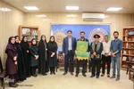 حضور خدام رضوی در خبرگزاری ایکنا خوزستان