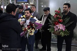 استقبال از محمدحسن موحدی، نفر دوم شانزدهمین دوره مسابقات بین‌المللی قرآن تونس به میهن اسلامی