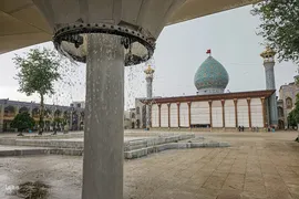 باران اردیبهشت در حرم شاهچراغ(ع)