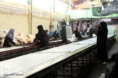 تجلی محرم در صنعت پرچم‌سازی‎