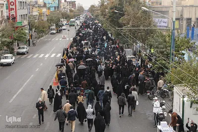 مراسم پیاده روی روز اربعین در تهران