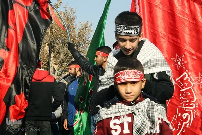 تشییع پیکر دو شهید گمنام در نعمت آباد تهران