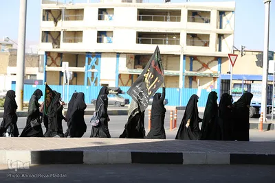 پیاده روی و عزاداری جاماندگان اربعین حسینی - شیراز