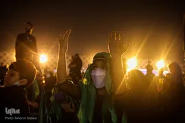 بزرگ‌ترین سفره نذری «حضرت رقیه(س) همزمان با سالروز شهادت آن حضرت در میدان امام حسین(ع) 