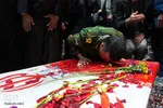 گلباران مزار مطهر شهدای اصفهان