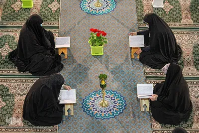 مراسم جز خوانی در حرم حضرت عبدالعظیم حسنی