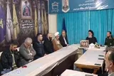 دیدار آیت‌الله پیشنمازی با خانواده‌های شهدای جنگ رمضان و ۱۲ روزه