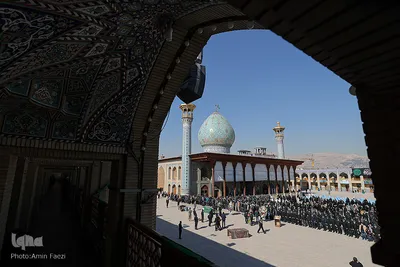 تشییع دو شهید نیروی انتظامی در شیراز