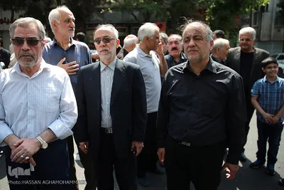 مراسم تشییع پیکر مرحوم محسن مظاهری، پیشکسوت قرآنی