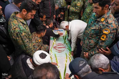 تشییع پیکر مطهر سرهنگ شهید احسان بخشنده در شیراز