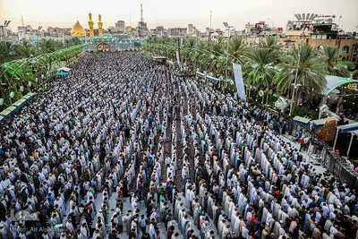نماز عید سعید فطر در کربلای معلی