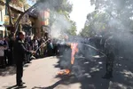راهپیمایی بشارت نصر در شهرستان اهر