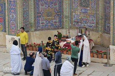 مسجد نصیر الملک در ایام نوروز‎‎