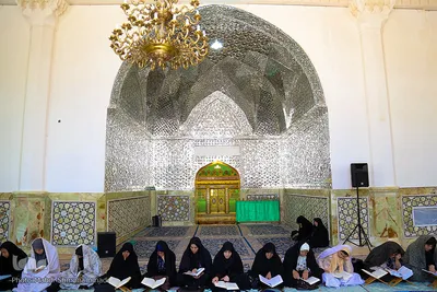 آیین جزء خواني قرآن‌کریم در آستان امامزاده عبدالله(ع)شهرری