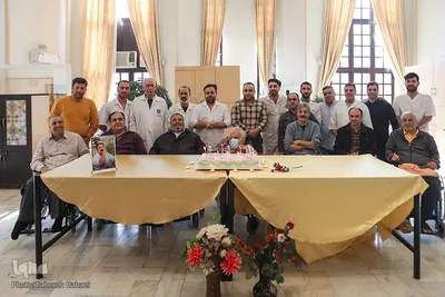 دیدار جمعی از مدیران و اعضای جهاددانشگاهی با جانبازان مرکز توانبخشی جانبازان ثارالله(ع)