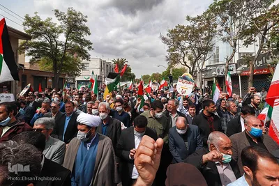 راهپیمایی روز جهانی قدس در زنجان