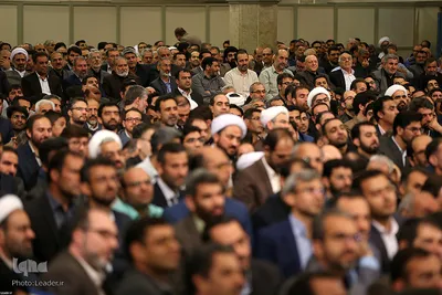 دیدار جمعی از استادان، نخبگان و پژوهشگران دانشگاه‌ها با رهبر انقلاب
