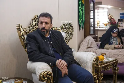 حضور نمایندگان رهبر انقلاب در منزل احمد پوررحیمی جانباز دفاع مقدس
