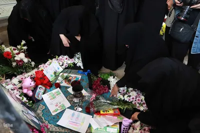آیین بزرگداشت روز دختر در گلزار شهدا وادی رحمت