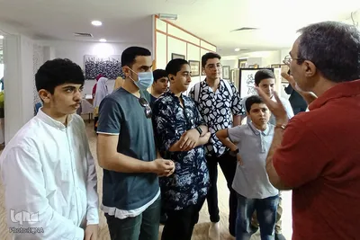 بازدید دانش‌آموزان ایرانی مقیم مالزی از جشنواره هنرهای قرآنی رستو