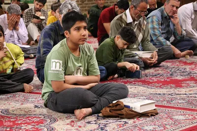 مراسم اعتکاف در مسجد ملااسماعیل یزد