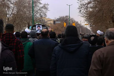 تشییع پیکر مرحوم حجت‌الاسلام ابطحی در اصفهان